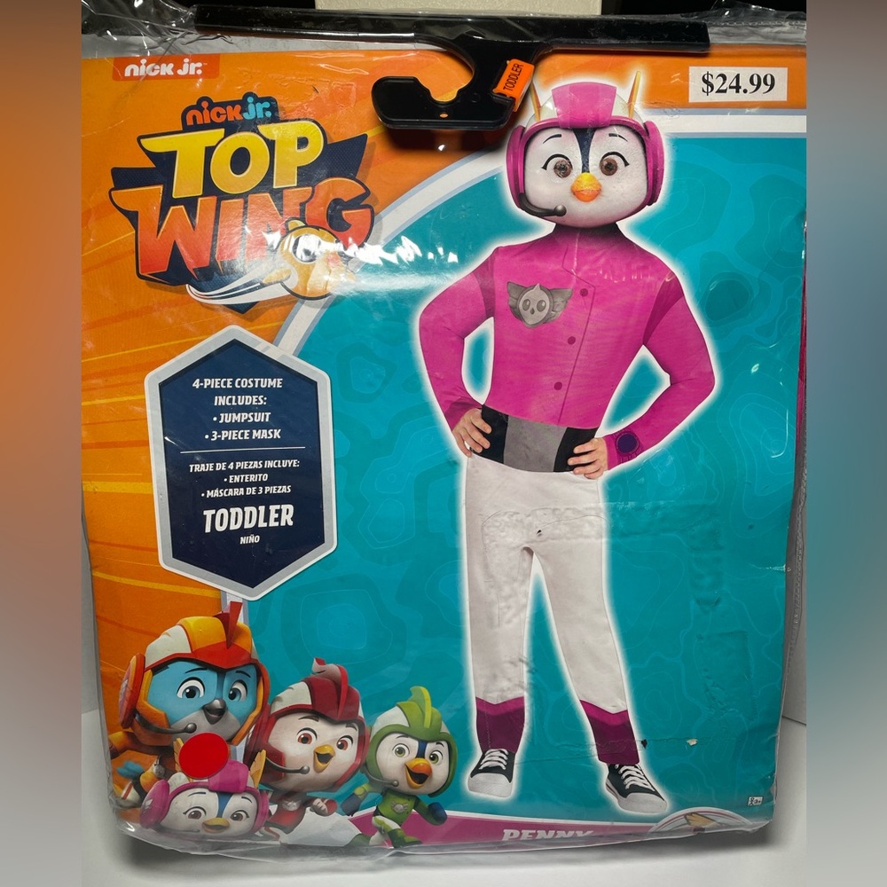 Brand New Nick Jr. Top Wing Penny Costume - Toddler 3-4T